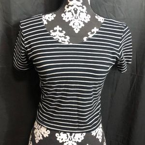 American Apparel Stripe Crop Top